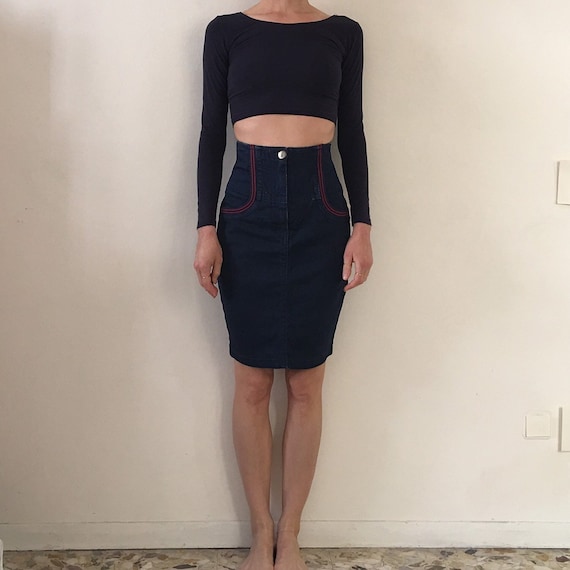 Jean Paul GAULTIER 錆加工スーパーロンクパンツ ジーンズ 40 ブラウン