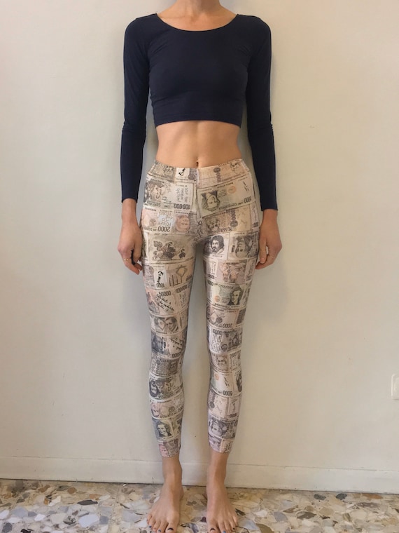 90s Moschino Money Print Italian Graffiti Cotton J