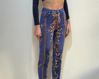 90s Versace Jeans Couture Crazy Clown Circus Super Model Jeans - Etsy 90s Versace Jeans Couture Crazy Clown Circus Super Model Jeans - Etsy