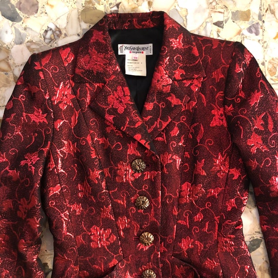 Vintage 1990-91 YSL Yves Saint Laurent Rive Gauche Colorful
