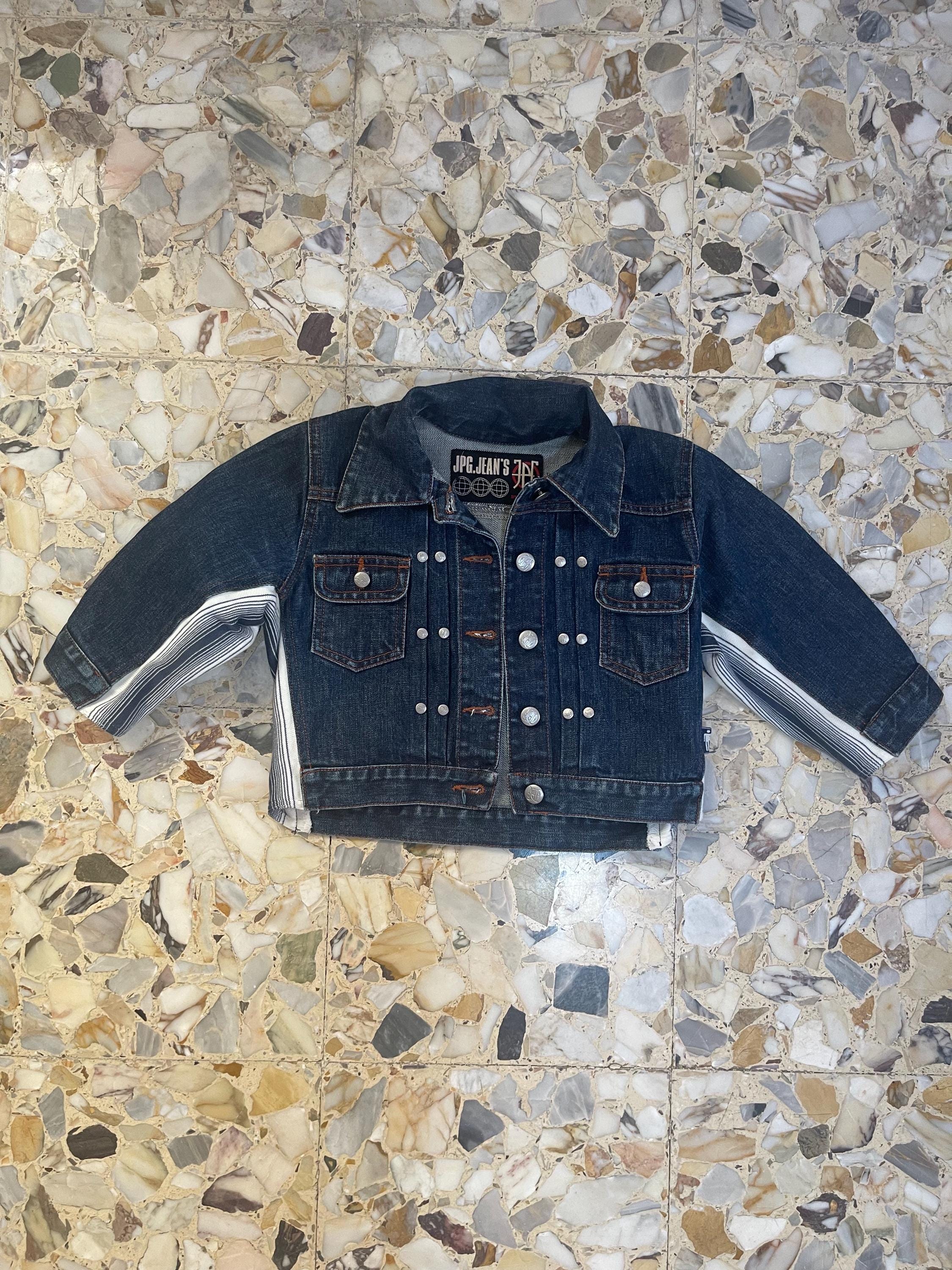 90s Jean Paul Gaultier Denim Cropped Tiny Jean Jacket Club Kid - Etsy