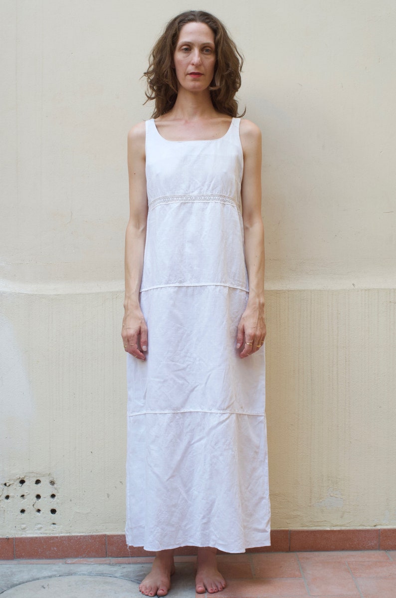 Whitecotton Empire Dress