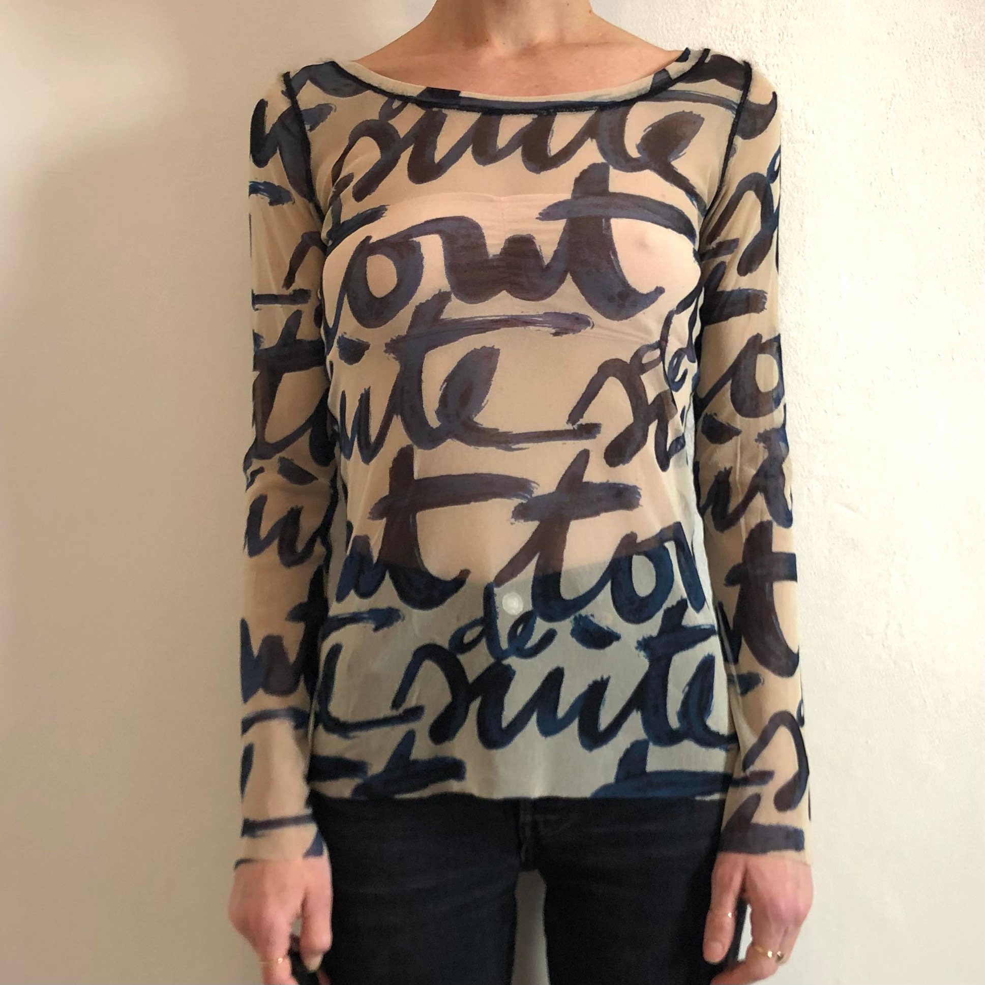 JUNIOR GAULTIER メッシュ デザイン ベスト ジレ 40 il_fullxfull.3776035607_lxlo.jpg
