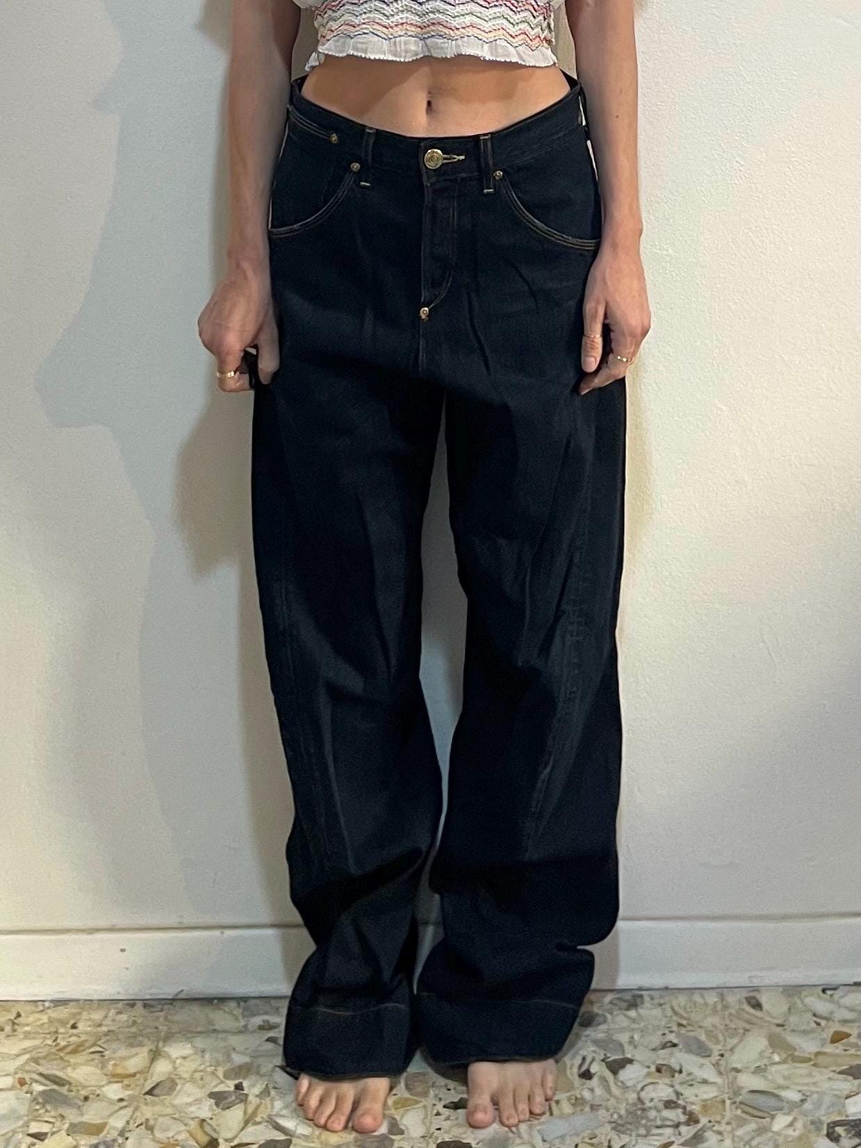 Y2K Levis Engineered Jeans Twisted Seams Barrel Leg With Buckle