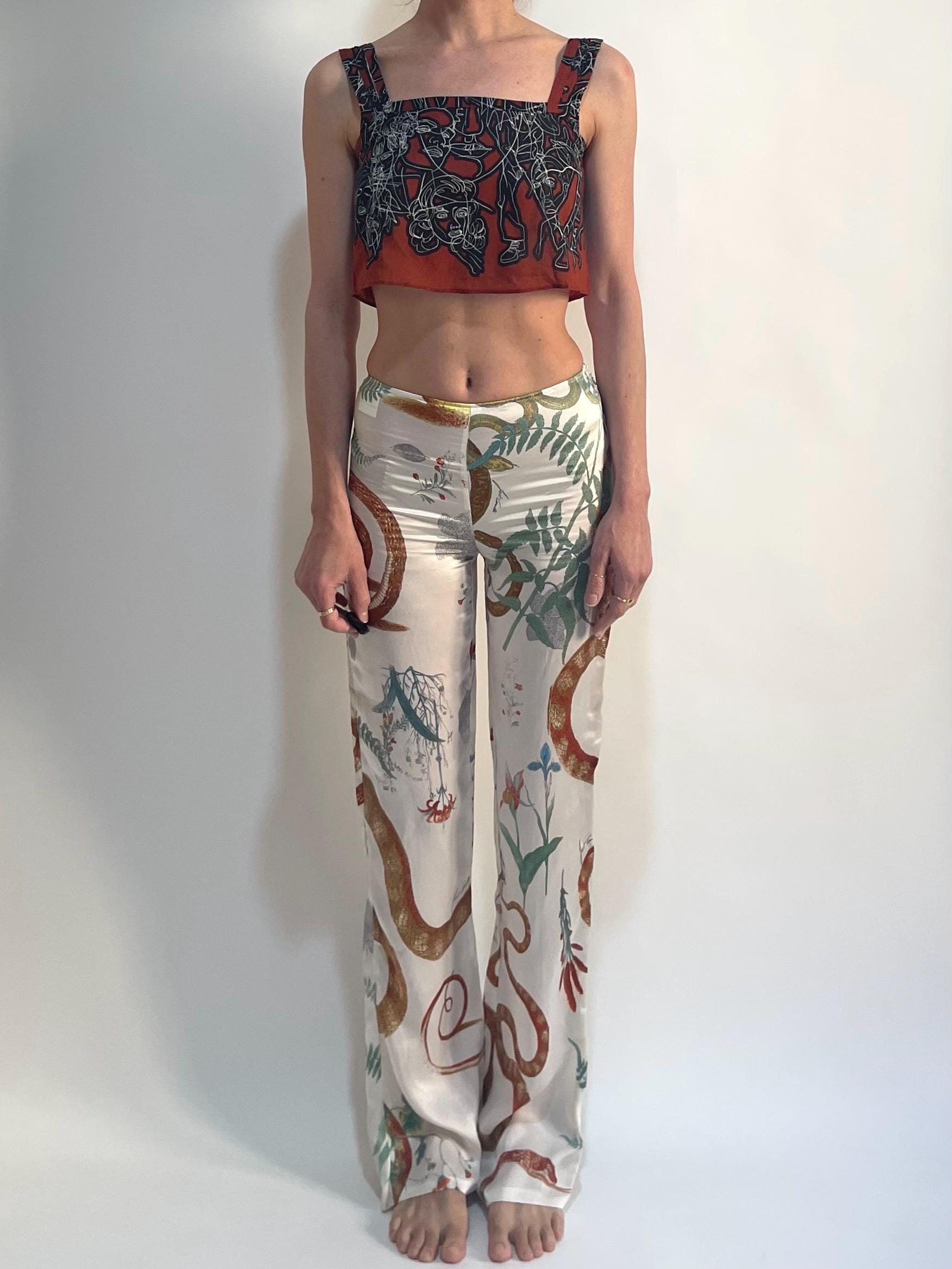 パンツ 1990s Roberto Cavalli art PDUIR pants M 1990s Roberto