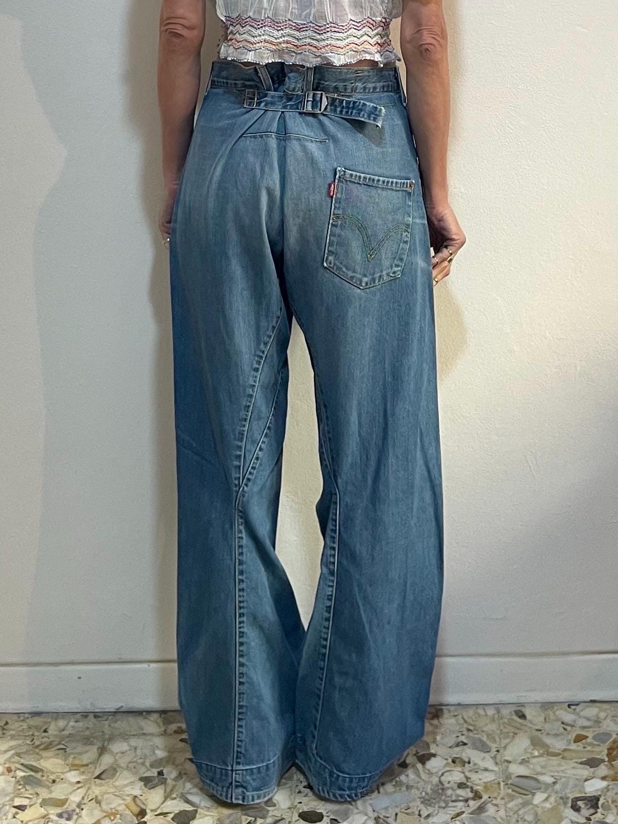 Levi's ENGINEERED JEANS エンジニアードジーンズ Y2K Y2K Levis Engineered Jeans Twisted Seams Barrel Leg With Buckle