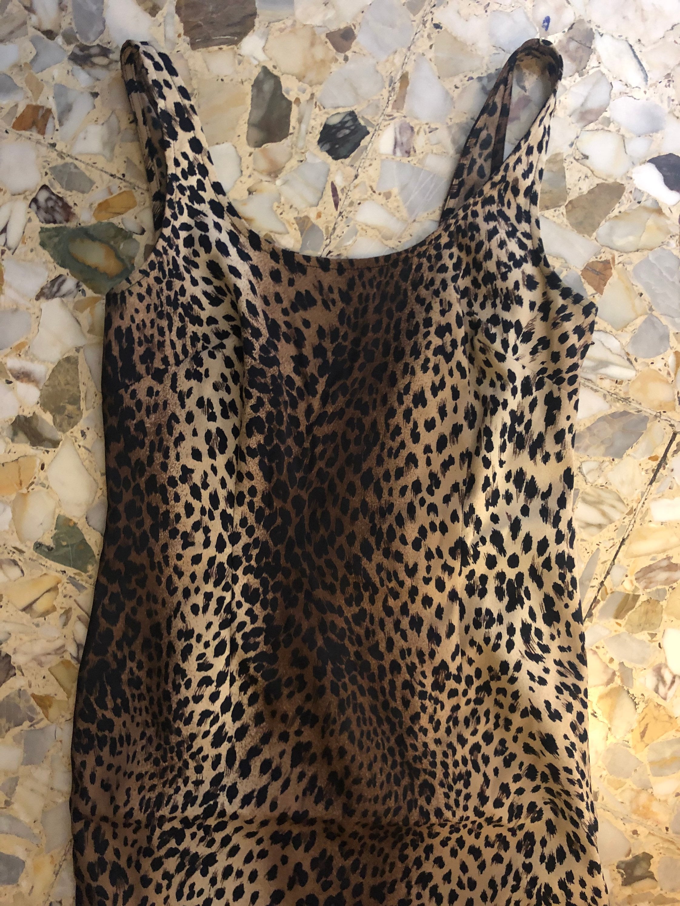 【送料&関税込】Moschino Dress With Animal Pattern MOSCHINO Cheap and Chic Vintage Dress, Animal Print Dress