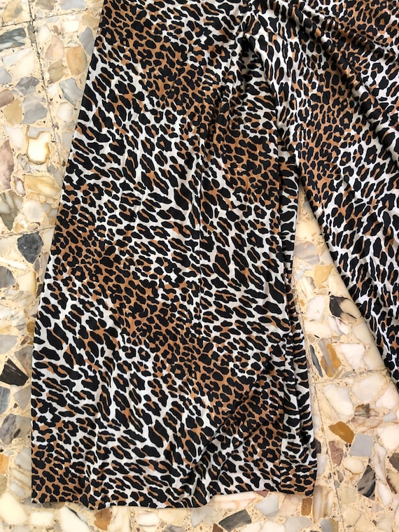 60s Vanity Fair Leopard Print Sheer Nylon Step In… - image 8