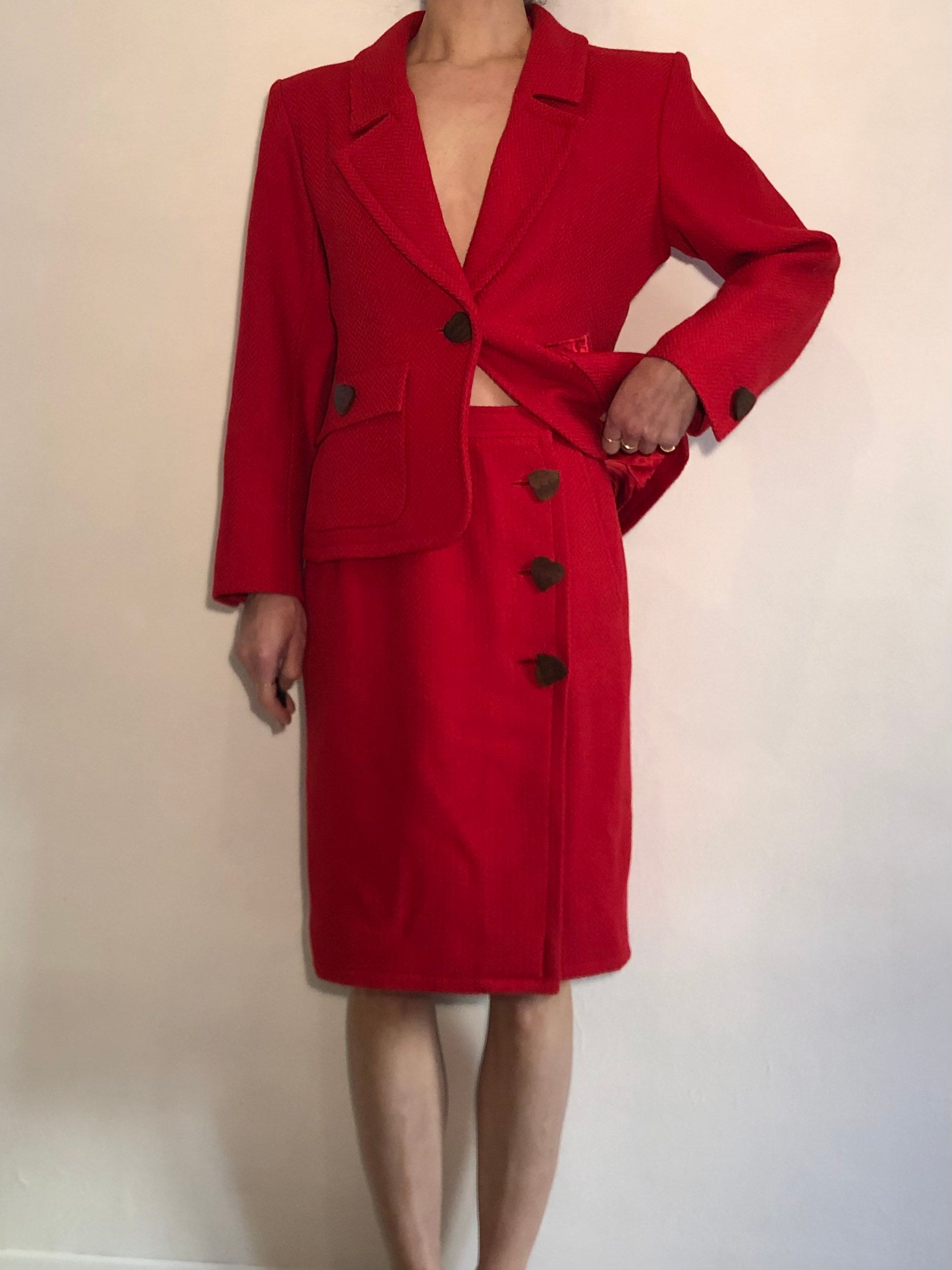 イヴ・サンローラン 80s ブローチ YSL ハート 985＆B85＆694 イヴ・サンローラン YVES SAINT LAURENT ラインストーン ハート