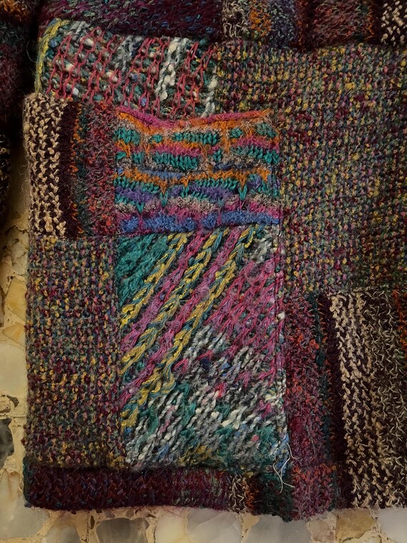 90s Missoni Patchwork Reversible Bomber Jacket Mu… - image 13