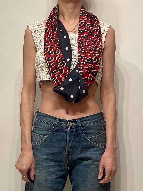 Y2K Louis Vuitton Stephen Sprouse Leopard Spotted Silk Infinity