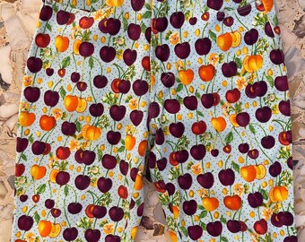 90s Versace Jeans Couture Tutti Frutti Cherry Print Super Model