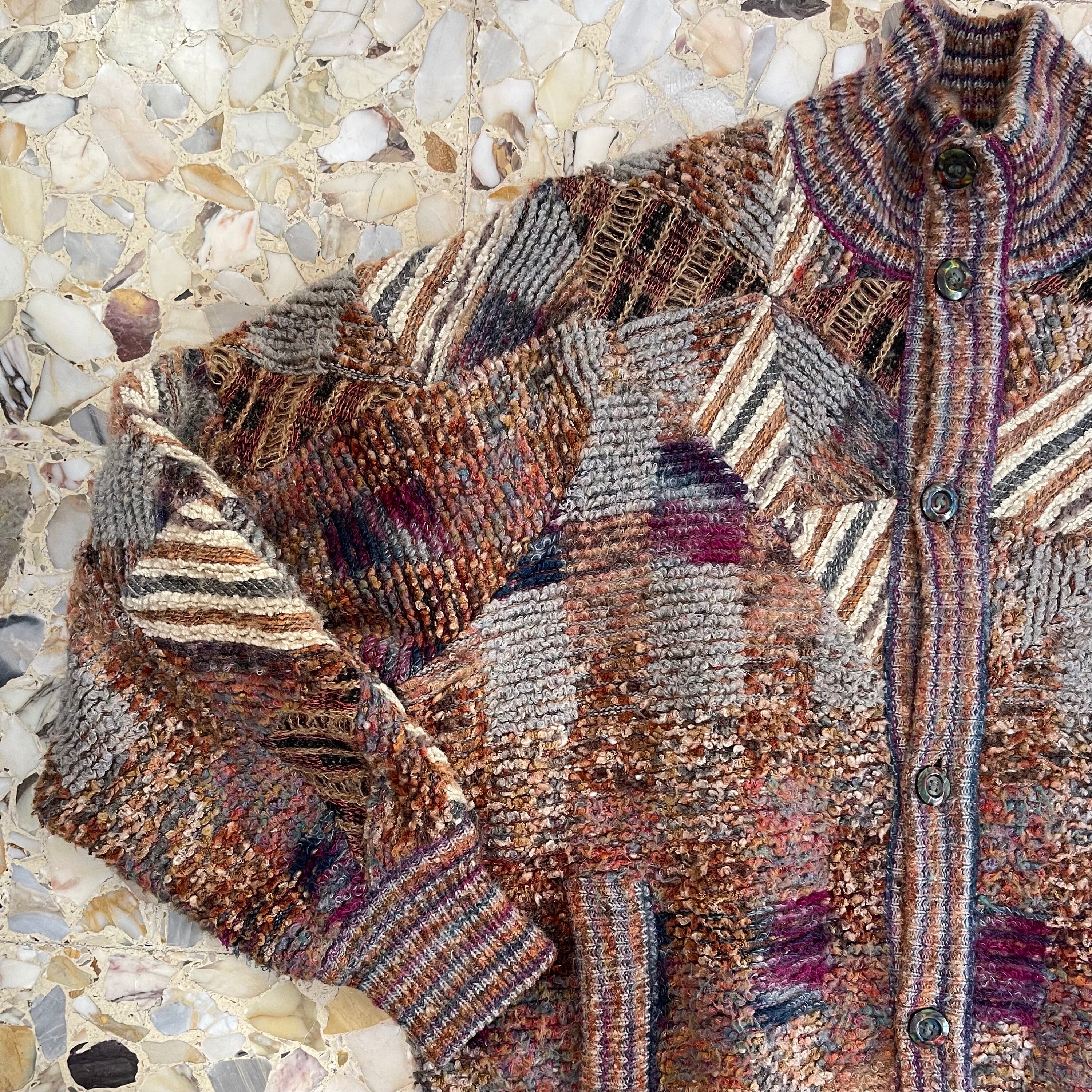 90s MISSONI PUFFER JACKET DOWN BOMBER OLD MONEY coat LUXARY