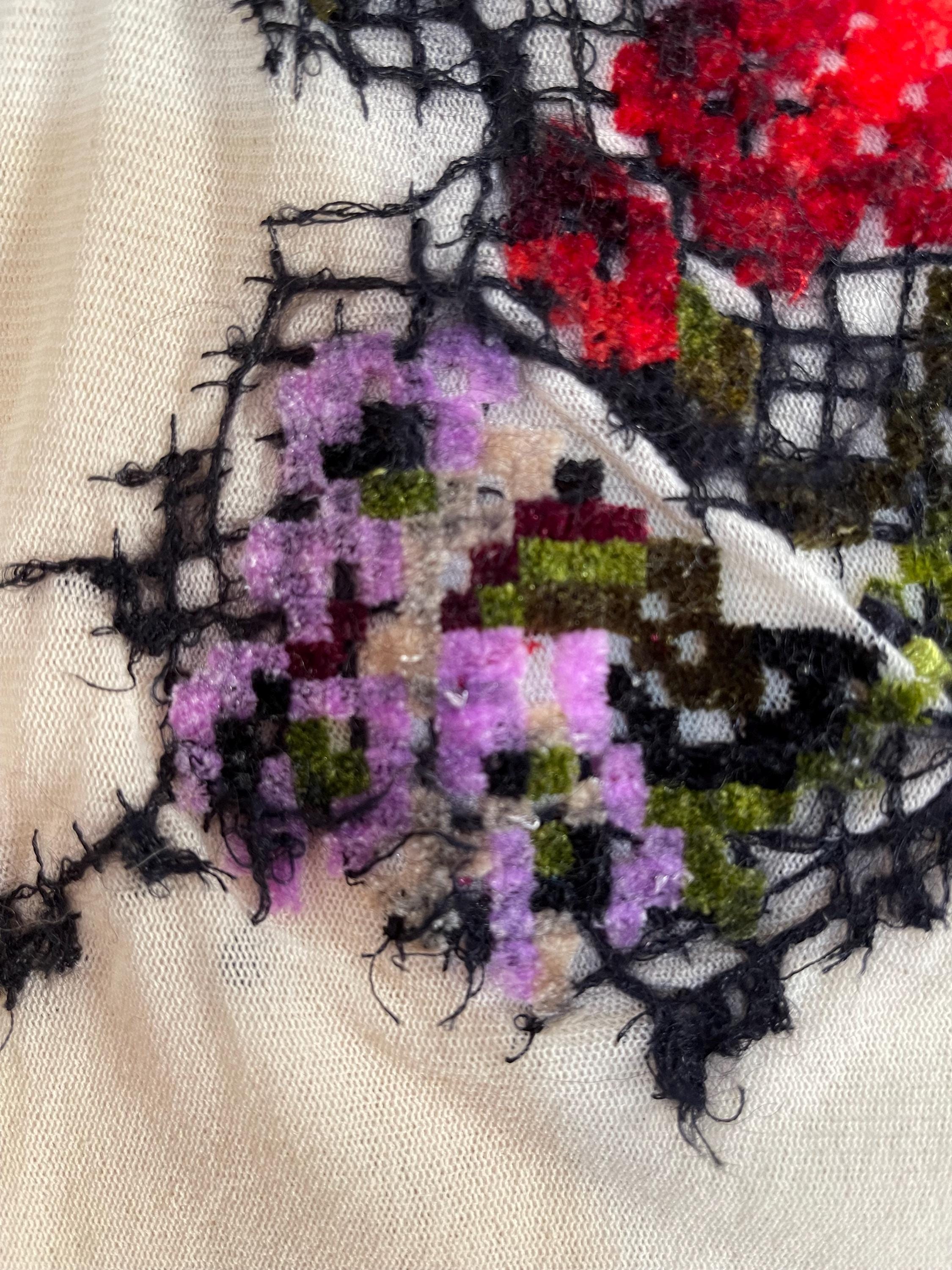 小物 90s Jean Paul Gaultier embroidery tie Vintage Designer Jean Paul Gaultier Accessories