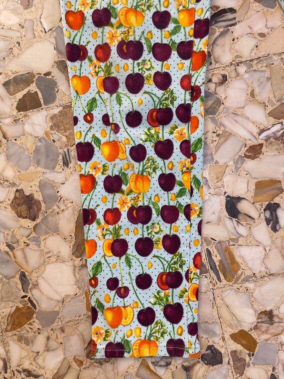 90s Versace Jeans Couture Tutti Frutti Cherry Print Super