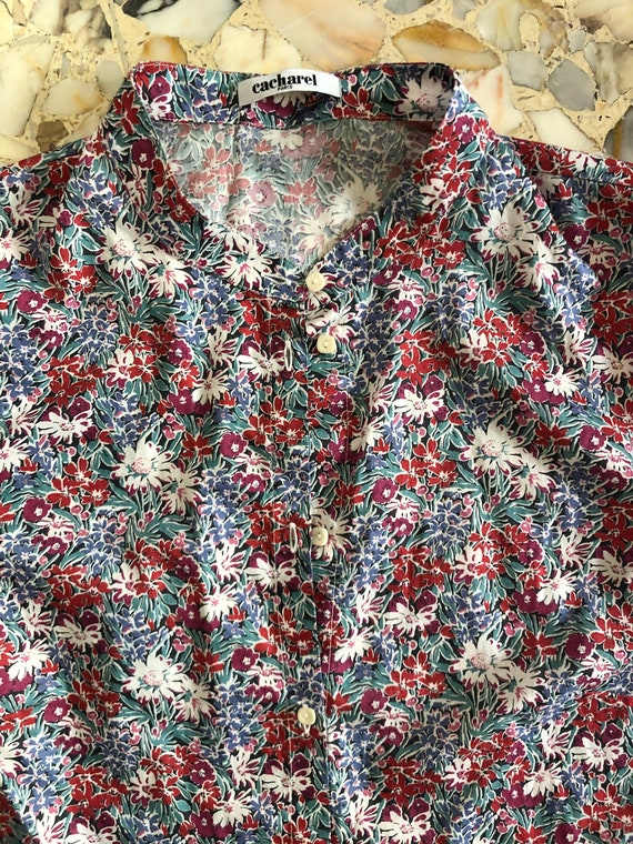 Chemisier Fille Cacharel Liberty - Taille 6 Ans - 100% Coton - Neuf Avec étiquettes