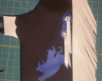 Made to order mutton bustin rodeo chaps.