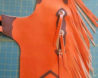 Made to order mutton bustin rodeo chaps.