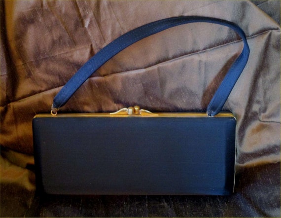 MINTY Gold Birds DAMASCENE Vanity Bag & Cigarette… - image 4