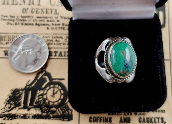 SANDCAST Setting Boulder Royston NAVAJO Vintage 9… - image 4