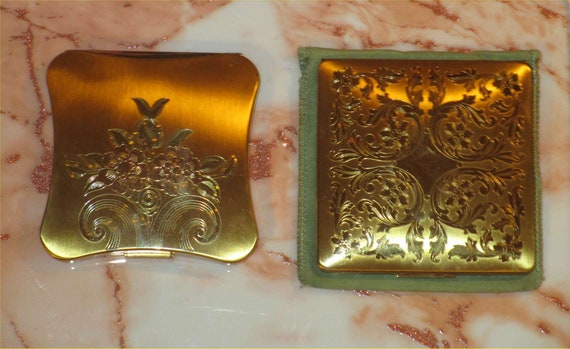 GLOSSY Gold 2 for 1 ELEGANT Elgin American Vintage