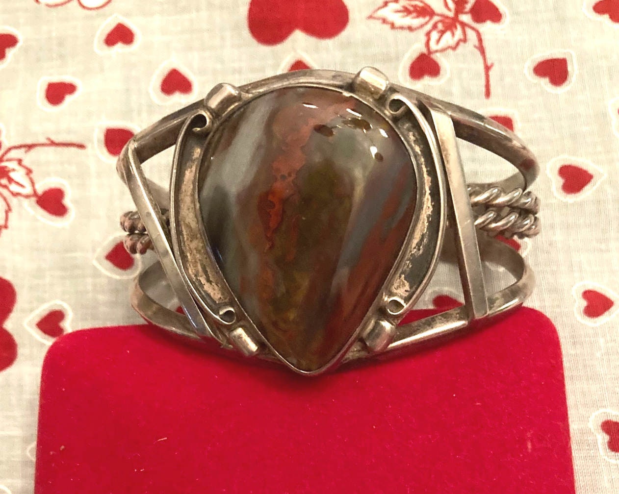 Vintage Sterling Petrified Wood - Etsy Vintage Sterling Petrified Wood - Etsy