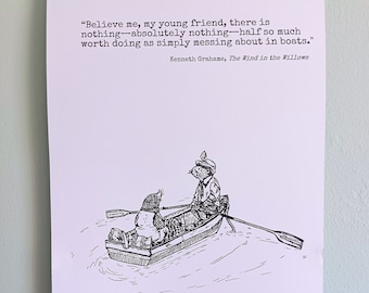 The Wind in the Willows by Kenneth Grahame - art print