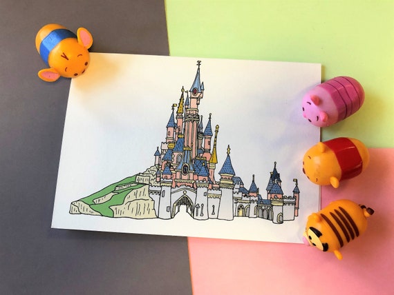 Sleeping Beauty Castle Disneyland Paris Le Chateau De La Etsy Sleeping Beauty Castle Disneyland Paris Le Chateau De La Etsy