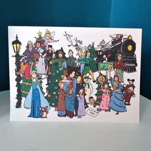 Carte de Noël pour les films - repérez le film, format A6