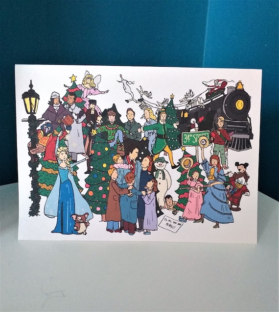 Christmas Movie Card Spot the Film A6 Size Etsy