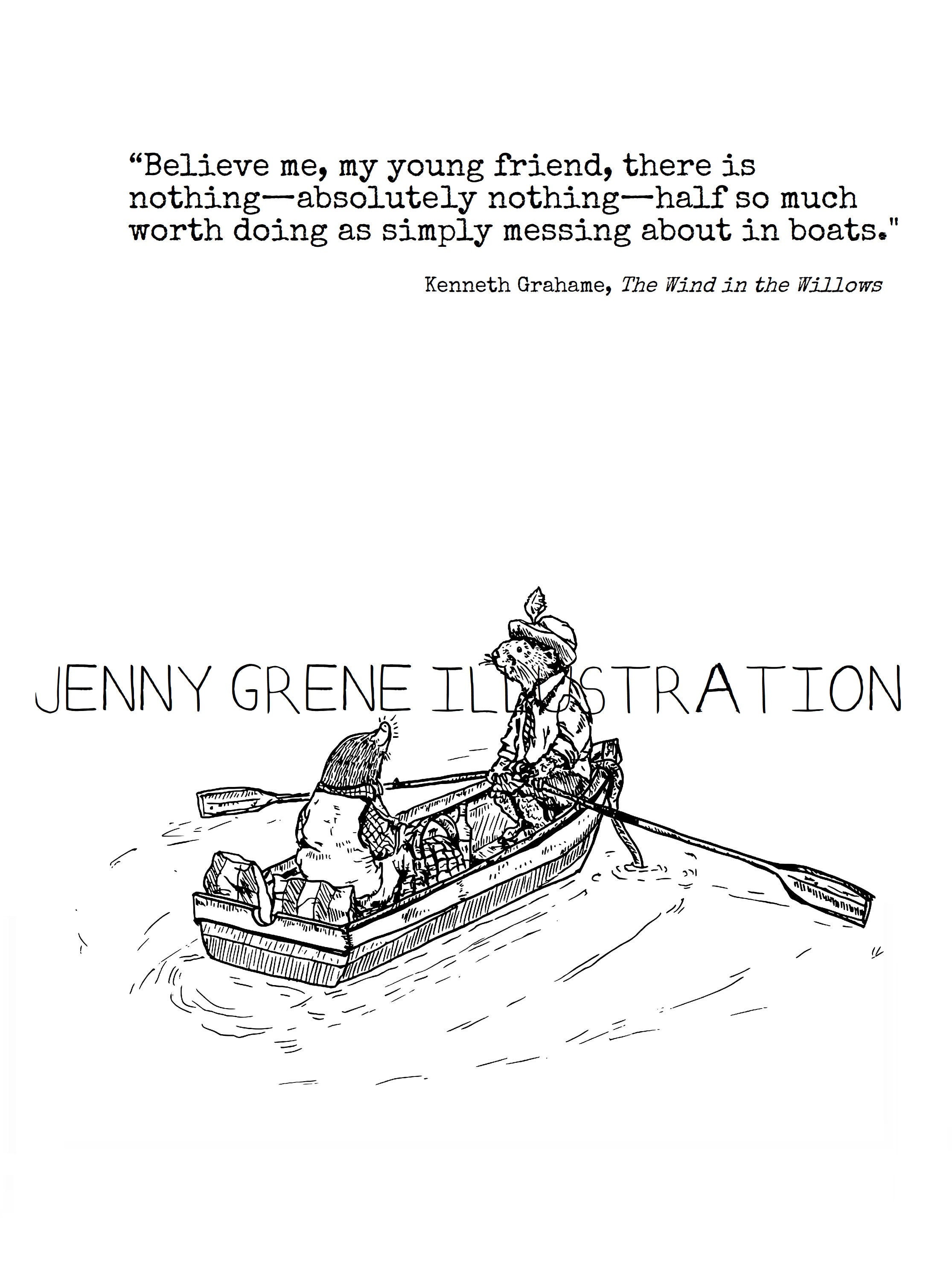 The Wind in the Willows by Kenneth Grahame - DIGITAL DOWNLOAD Black image