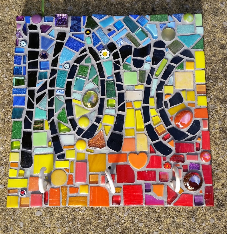 Mosaic home Key Holder Etsy UK