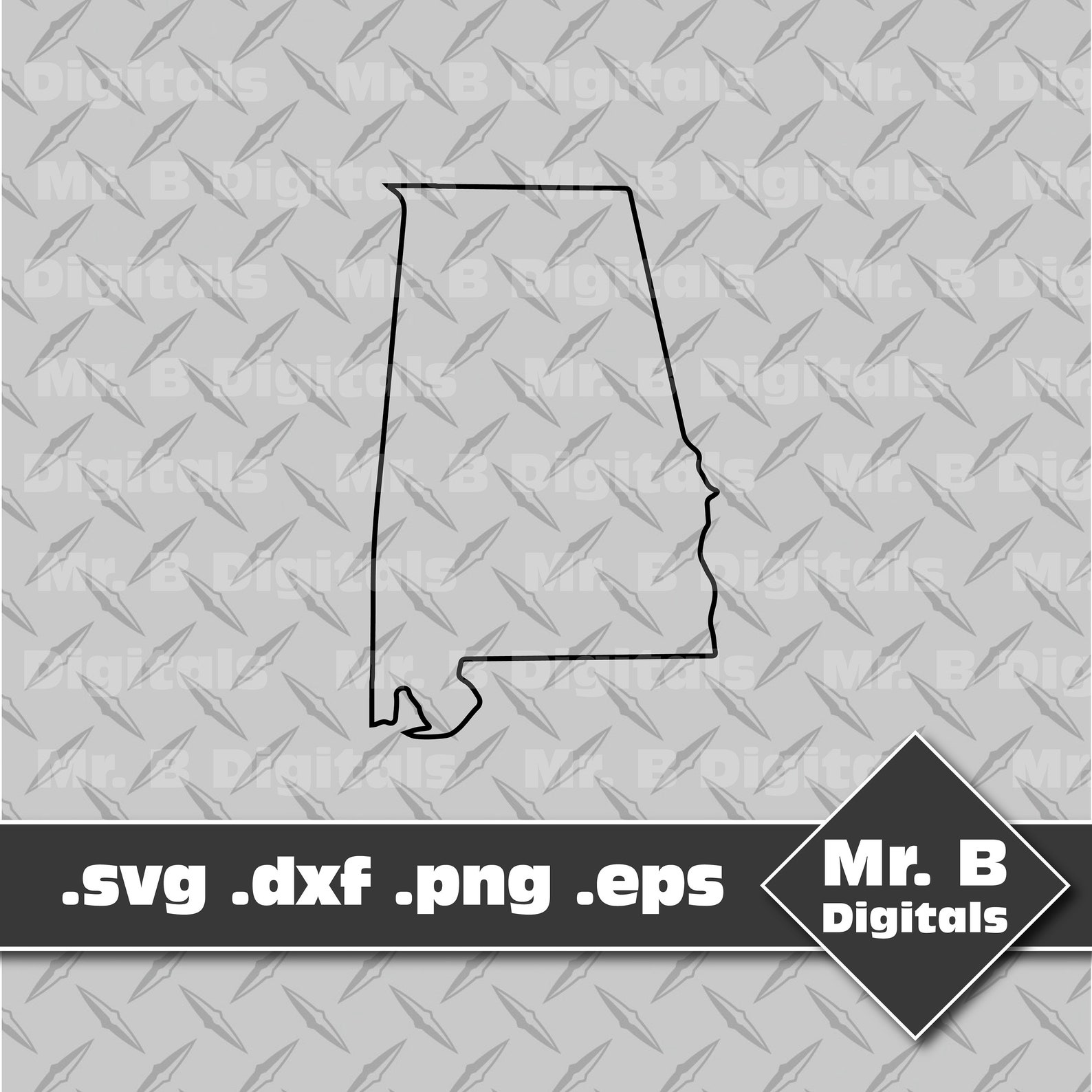 Alabama State Outline Alabama State of Alabama Svg Alabama - Etsy