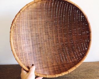 Large Round Basket Large Round Basket, Large Round Woven Basket