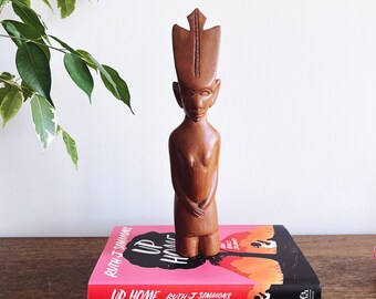 Vintage African Hand-Carved Figurine