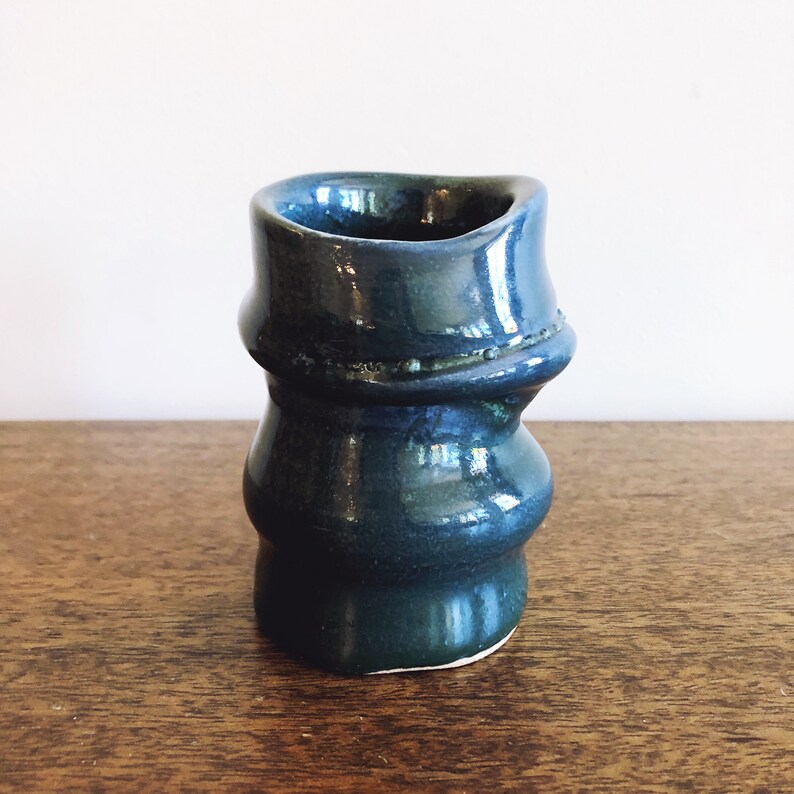 Vintage Studio Pottery Hand Thrown Ceramic Vase image 2