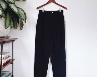 Vintage Escada Wool Black Trousers