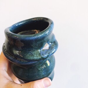 Vintage Studio Pottery Hand Thrown Ceramic Vase image 4