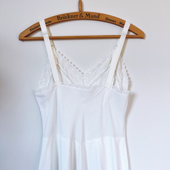 Vintage White Cotton Nightgown - XS - image 3