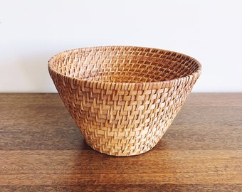 Vintage Woven Wicker Basket