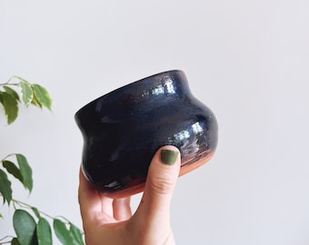 vintage signed studio pottery bowl