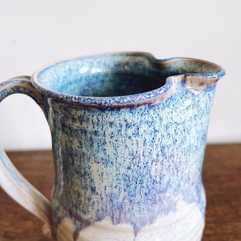 Vintage Stoneware Studio Pottery Pitcher image 3