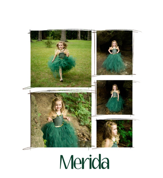 Merida Princess Dress
