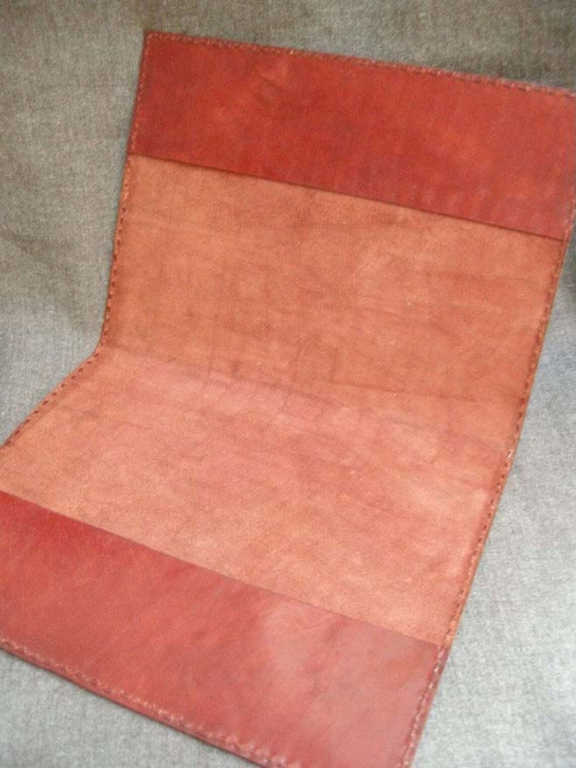 Handmade Vintage Leather A4 slipcover with A4 LINED Notepad Etsy