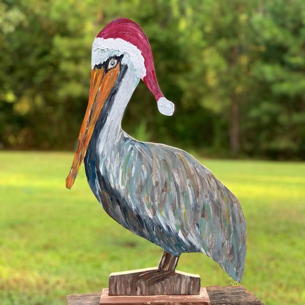 Wood Pelican - Etsy