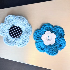 Blue Hair Clips Flower Hair Accessory Flower Blue Clips Hair Accessory Clips Blue Barrette Hair Clips Blue Flower Hair Clips Gift for Girl