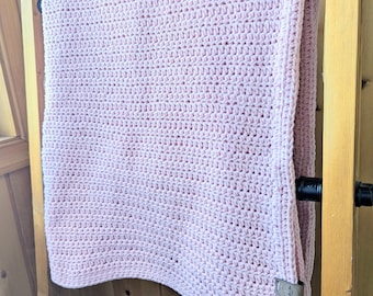 Baby Blanket - Crochet - Pink
