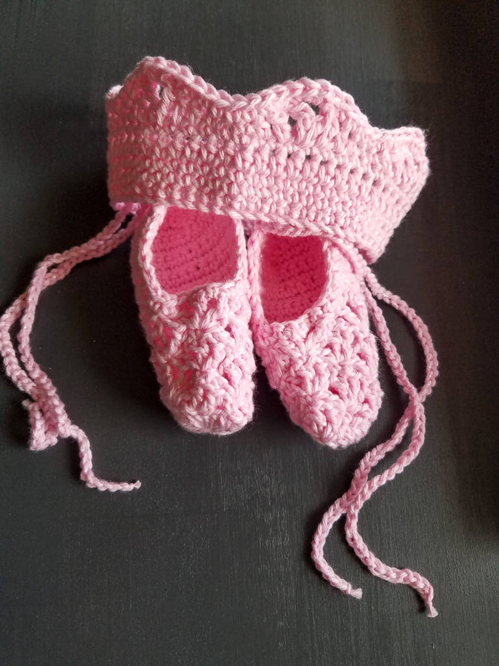 ballet shoes and tiara - photo props - pointe shoes - crown