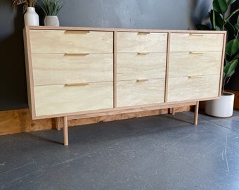 Available! Mid Century Modern Oak Dresser / Credenza