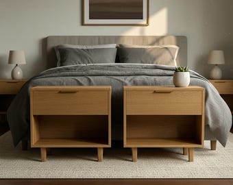 Available! Two Mid Century Modern Nightstands